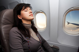 airplane plane woman air travel flight window wing