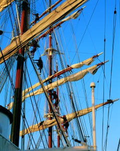 Climbing masts
