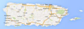 Map of Puerto Rico