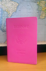 royce leather RFID passport wallet
