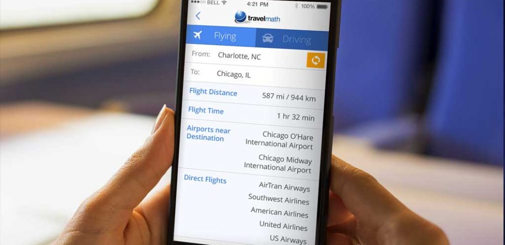Travel Math app