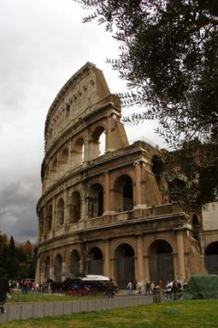 The Colosseum is a popular site in Rome.