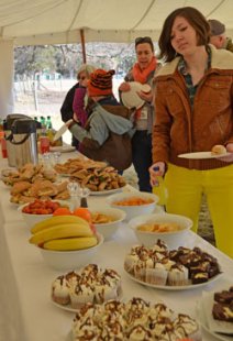 The gourmet picnic was just one of the many perfect meals we were served.