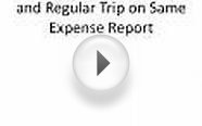 Creating a Per Diem Report or a Report with Travel Allowance
