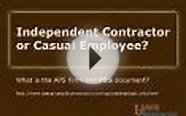 Independent Contractor or Casual Employee?