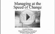 Managing at the Speed of Change