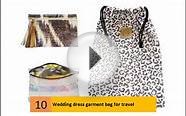 Wedding dress garment bag for travel, Destination Wedding Gown